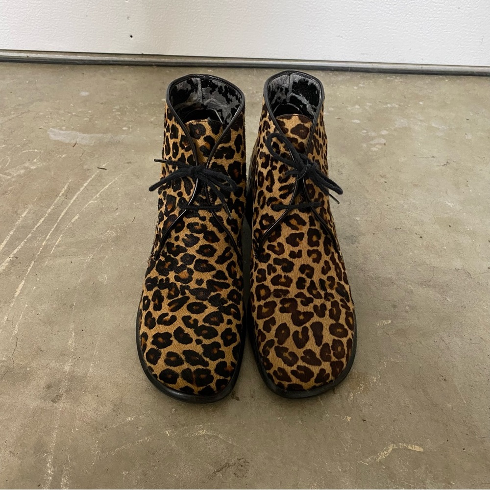 Leopard Ankle Heels